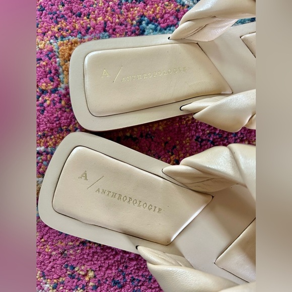 Anthropologie | Women’s honey puffer twist flat sandals, used in box, size 10 - Picture 7 of 14